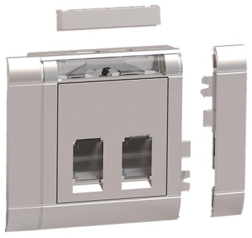 Hager Geräteeinbauset 2fach GSETDM102LAN 