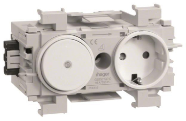 Hager Steckdose+Schalter      GS11019016 