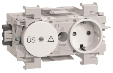 Hager Steckdose+Feinschutz    GS12019016 