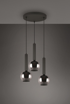 Trio Pendelleuchte CLAYTON, 3x 310390332 