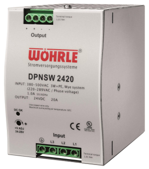 Wöhrle Schaltnetzgerät 24V DC  DPNSW2420 