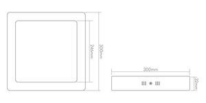 Nobile LED Panel Aufbau 300 Q 1561301412 
