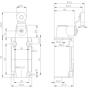 Siemens 3SE51120CH02 SIRIUS Pos.Schalter 