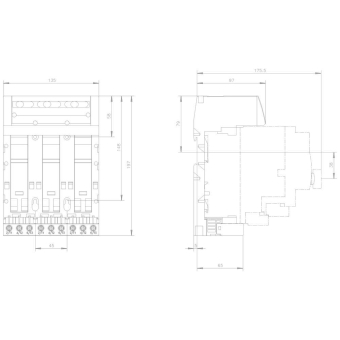 SIEM 3er Erweiterungsblock, Anschluss 