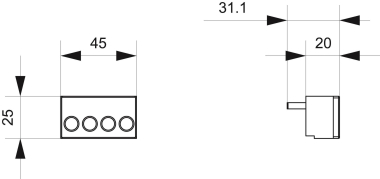 SIEM Hilfsschalter, 2 Öffner, 3RA6912-1A 
