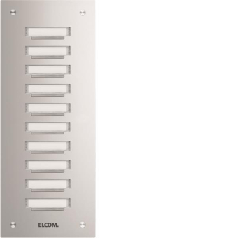ELCOM Klingelplatte ,V2A   KVM-10/1 ESTA 