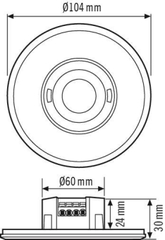 Esylux PD-FLAT 360i/8 LARGE   EP10428753 