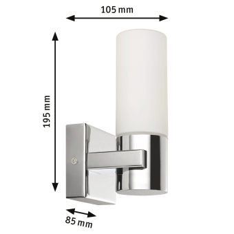 PAULM WallCeiling Gemini WL IP44   70354 