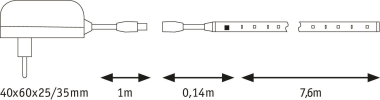 Paulmann FN SimpLED Strip Set 7,5m 70514 