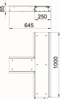 OBO OKB TS 25085 ON T-Stück 