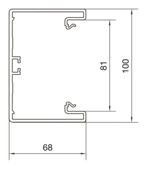Hager Brüstungsk.-Unterteil BR6510019011 