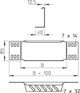 OBO RWEB 810 FS Reduzierwinkel/ 