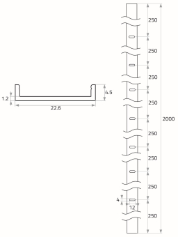 Rutec Montageprofil -Metall 2      68440 