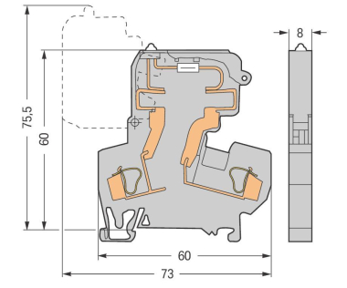 WAGO 281-611/281-418 2-Leiter- 