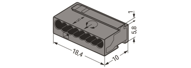 WAGO 243-208 MICRO-Verbindungsdosen- 