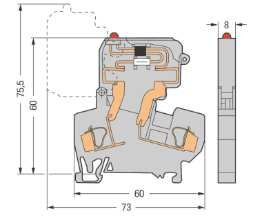 WAGO 281-611/281-542 2-Leiter- 