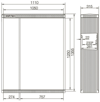 ABN Kabelverteilerschrank         SL132V 