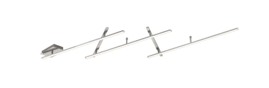 TRIO LED-Deckenleuchte nickel  674610507 
