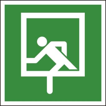 HEIN 37474 Rettungszeichen Notausstieg 