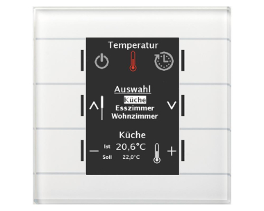 MDT BE-GBZW.01 Glas Bedienzentrale Smart 