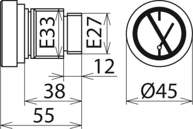 DEHN Isolierstopfen Gr.E 27/3     785640 