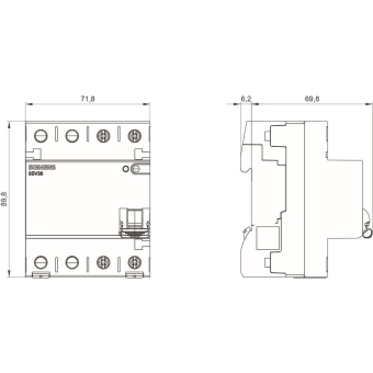 Siemens 5SV36224 FI-Schalter   5SV3622-4 