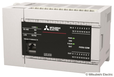 Mitsubishi CPU DC24V        FX5U-32MR/DS 