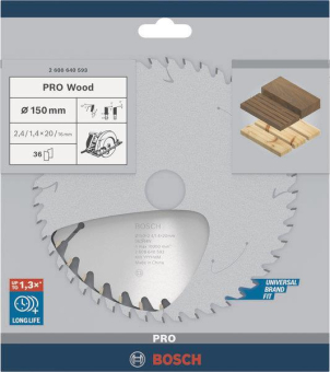 Bosch Kreissägeblatt Optiline 2608640593 
