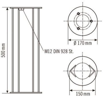 Esylux BL-ALV Bodenanker      EL10820083 