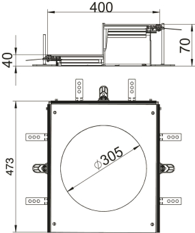 OBO OKA-W A 4030R9 Anbaueinheit f.OKA-W 