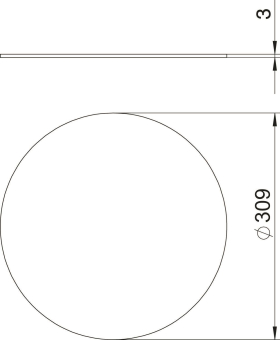 OBO DUG B R9 Blinddeckel f.R9 in 