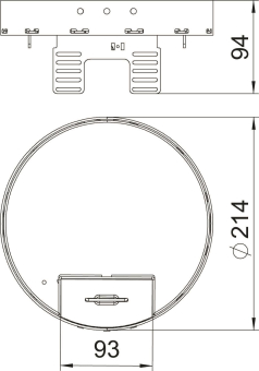 OBO RKSRN2UZD3R4VS25 Runde Kassette 
