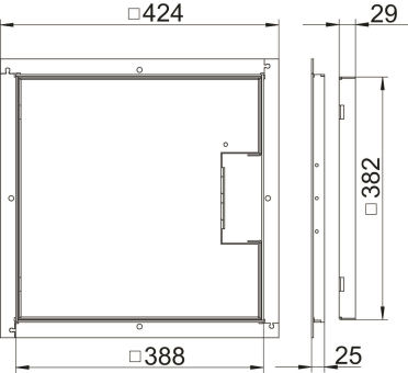 OBO RKS V3 25 Rahmenkassette 