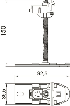 OBO OKA NEVE 150 Nivelliereinheit 