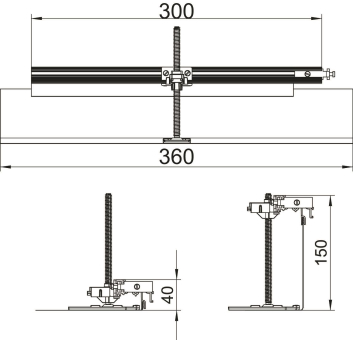 OBO OKA-G30040150FBR Abzweig rechts 