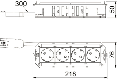 OBO UTC4 W OR4 Uniträger Connect WINSTA 