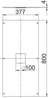 OBO OKA DAT 400 Montagedeckel f.Telitank 