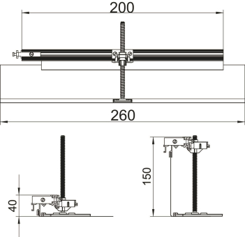 OBO OKA-G20040150FBL Abzweig links 