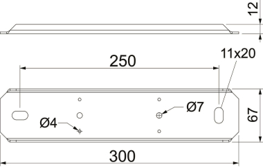 OBO PLM SU 200 FS Auflager f.abgehängte 