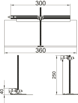 OBO OKA-G30040240FBL Abzweig links 