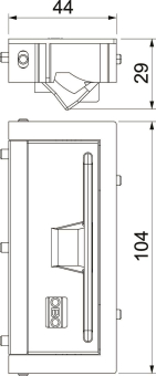 OBO SAK 9011 Schnurauslass 