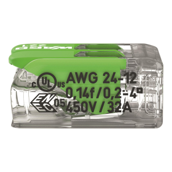 WAGO 221-422 Verbindungsklemme m.Hebel 