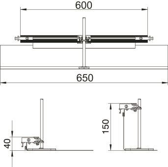 OBO OKA-G60040150ES Kanalendstück 