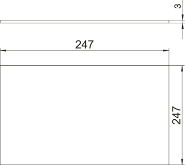 OBO DUG B 9 Blinddeckel f.GES9 in 