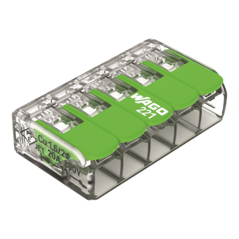 WAGO 221-425 Verbindungsklemme m.Hebel 