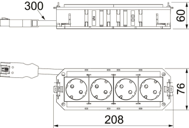 OBO UTC4 G W3OR1 Uniträger Connect GST18 