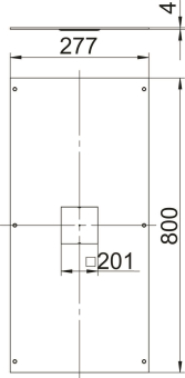 OBO OKA DG4 300 Geräteeinsatzdeckel 