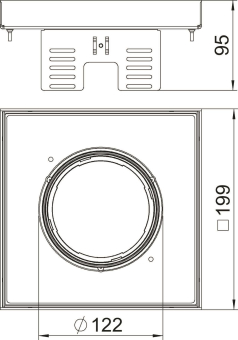 OBO RKFN2 UZD3 4VS25 Quadratische 