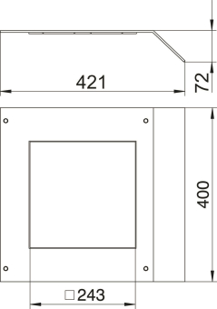 OBO AIKF DG9 35075 Geräteeinsatzdeckel f 