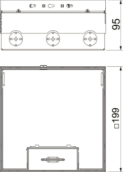 OBO UDHOME4 2M Bodentank komplett leer 